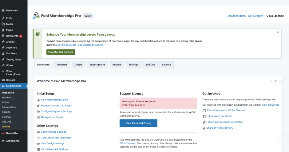 Admin Features and Content Management