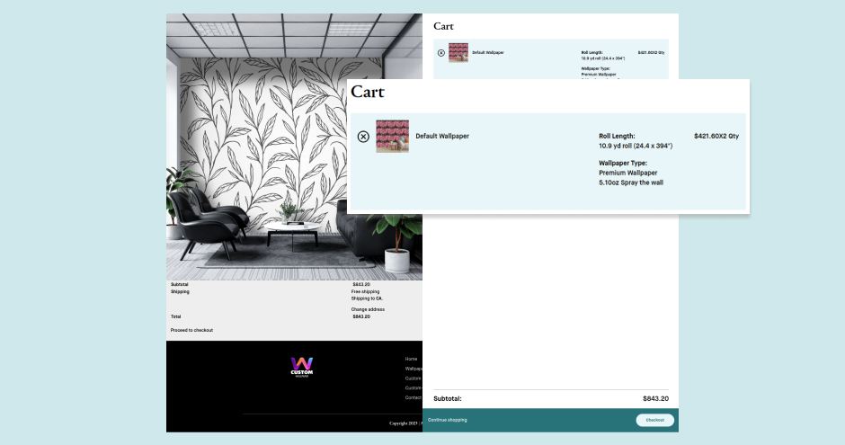 Cart and Checkout cart