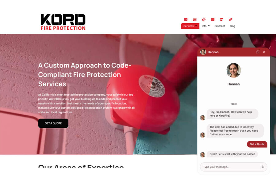 kord fire protection AI chatbot integration